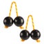 rhythmic rattle ball rhythmic shaker ball 2Pcs African Rhythmic Ball Adjustable Carousel 4