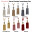 Elizabeth Pair Of Curtain Tassel Rope Ties Champagne/Gold Curtains & Drapes Carousel 2