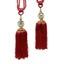 Elizabeth Pair Of Curtain Tassel Rope Ties Champagne/Gold Curtains & Drapes Carousel 5