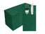 50 Pieces Prefolded Disposable Paper Napkins with Flatware Pocket - Green Carousel 1