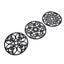 modern kitchen trivets 3pcs Modern Kitchen Trivets Waterproof Hollow Carved High Carousel 4