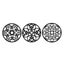 modern kitchen trivets 3pcs Modern Kitchen Trivets Waterproof Hollow Carved High Carousel 7