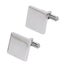 cuff link Mens Cufflinks Silver Tetragonum Cufflinks Blanks Electroplating Carousel 5