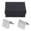 cuff link Mens Cufflinks Silver Tetragonum Cufflinks Blanks Electroplating Carousel 8
