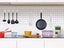 4Pcs Pegboard Panel Wall Mount Wall Storage Organizer Peg Board with 20 Hooks Carousel 2