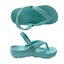 Aussie Soles Kids Starfish Thongs - Aqua Carousel 1