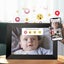 FRAMEO Digital Photo Frames - White Carousel 7