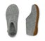 Glerups Honey Rubber Shoe Grey Carousel 4