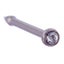 Medisept Titanium Nose Piercing Unit 2 mm Clear Gem. Carousel 1