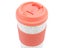450ml Travel Coffee Cup - Double Wall, Lock Lid & TPR Grip - Pink Carousel 2