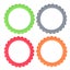 infant teethers bracelet baby chewing bracelet toy 4pcs Baby Teethers Bracelet Carousel 8