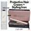 2Pc Set H2D Hair Straightener Styling Iron + Terre A Mer Protective Hair Cream Carousel 2