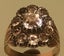 ___ Antique Georgian Solid Gold Silver Paste Ring Carousel 4