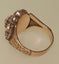 ___ Antique Georgian Solid Gold Silver Paste Ring Carousel 17