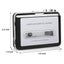 Portable Tape Player Captures MP3 Audio Music Via USB,Converts Cassettes Carousel 5