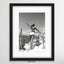 Bathroom Party Poster 2 | B&W Vintage Wall Art | Framed Photo Carousel 7