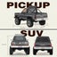 FMS 1/24 RC Pickup Truck SUV 4WD 2.4GHz Hobby RC Off-Road Remote Control Car Carousel 3