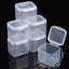 5-30Pcs Cube Mini Storage Box Clear Beads Jewelry Container Case Carousel 1