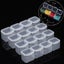 5-30Pcs Cube Mini Storage Box Clear Beads Jewelry Container Case Carousel 6