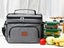 15L Insulated Lunch Bag Thermal Bag Food Container Cooler Bag Picnic Bag Grey Carousel 3