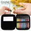 Crochet Hook Set 9 Pieces Soft Rubber Grip Template Kit Knitting Needles Aluminu Carousel 3