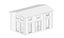 CABIN CO - SWEDEN B + LOFT 30SQM / 6m x 4m / 70mm Walls / Gable Roof Carousel 6