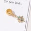 $1 reserve Sparkling Gold tone octagonal Star Charm with Multicoloured Crystals Carousel 4