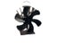 Fireplace fan Stove fan - 6 blades black Carousel 6