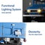 1/10 4x4 Rc Car LED Light Climbing Rock Crawler Off Road Truck Kit Carousel 6