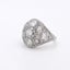 Antique Art Deco Platinum 1.25ctw Diamond Filigree Dome Engagement Ring Carousel 5