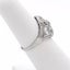 Antique Art Deco Platinum 1.25ctw Diamond Filigree Dome Engagement Ring Carousel 6