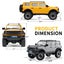 RC Crawler 1/18 Bronx, 4WD RC Truck Brushed RTR, Remote Control Car Carousel 3