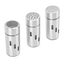 pepper shaker set spice shaker 3Pcs Salt and Pepper Shakers Set Stainless Steel Carousel 6