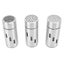 pepper shaker set spice shaker 3Pcs Salt and Pepper Shakers Set Stainless Steel Carousel 7
