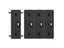 4Pcs Outdoor Solar Wall Washer Light UP and Down Illuminate Sunlight Sensor Lamp Carousel 3