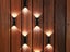 4Pcs Outdoor Solar Wall Washer Light UP and Down Illuminate Sunlight Sensor Lamp Carousel 5