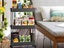 3-Tier Kitchen Trolley Rolling Cart Bathroom Mobile Storage Organizer Cart Black Carousel 3