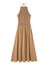 Women's Splicing Design Backless Dress Hanging Neck Neckline Carousel 1