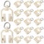 30pcs Replacement Curtain Track Rollers Flexible Curtain Mute Gliders Curtain P Carousel 1