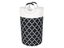 82L Collapsible Laundry Basket Foldable Laundry Hamper Clothes Hamper Black Carousel 2