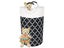 82L Collapsible Laundry Basket Foldable Laundry Hamper Clothes Hamper Black Carousel 3