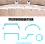 Curtain track that can be bent into any shape White 4 meters Carousel 4