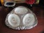 Great Vintage Silver Plate serving/display dish for yr sweeties or …?? Carousel 10