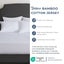 Dreamaker Bamboo Cotton Jersey Waterproof Mattress Protector - King Bed Carousel 3