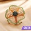 Cerise Adjustable Statement Ring - Oversized, Flower, Floral, Stylised, Gold,... Carousel 14