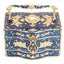 rectangle trinket jewelry box small enameled trinket box organizer Vintage Carousel 2