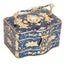 rectangle trinket jewelry box small enameled trinket box organizer Vintage Carousel 4