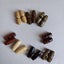 30 toggle wooden buttons 22mm * 7mm Carousel 1