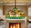 Large 46cm shade New Design Handmade Tiffany Pendant Light Carousel 8