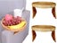2Pcs Wooden Sofa Armrest Tray Table Sofa Arm Clip Table Carousel 1